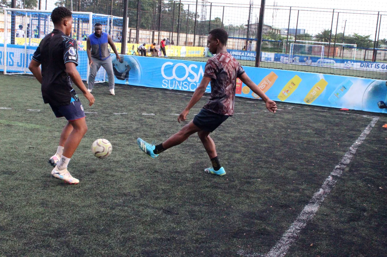 Youth Connect on the football pitch