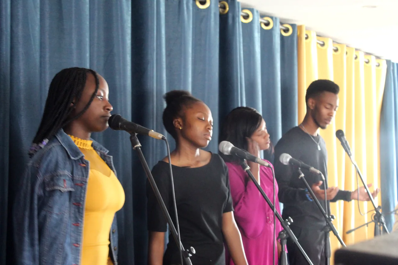 Worship Connect singing on a Sunday