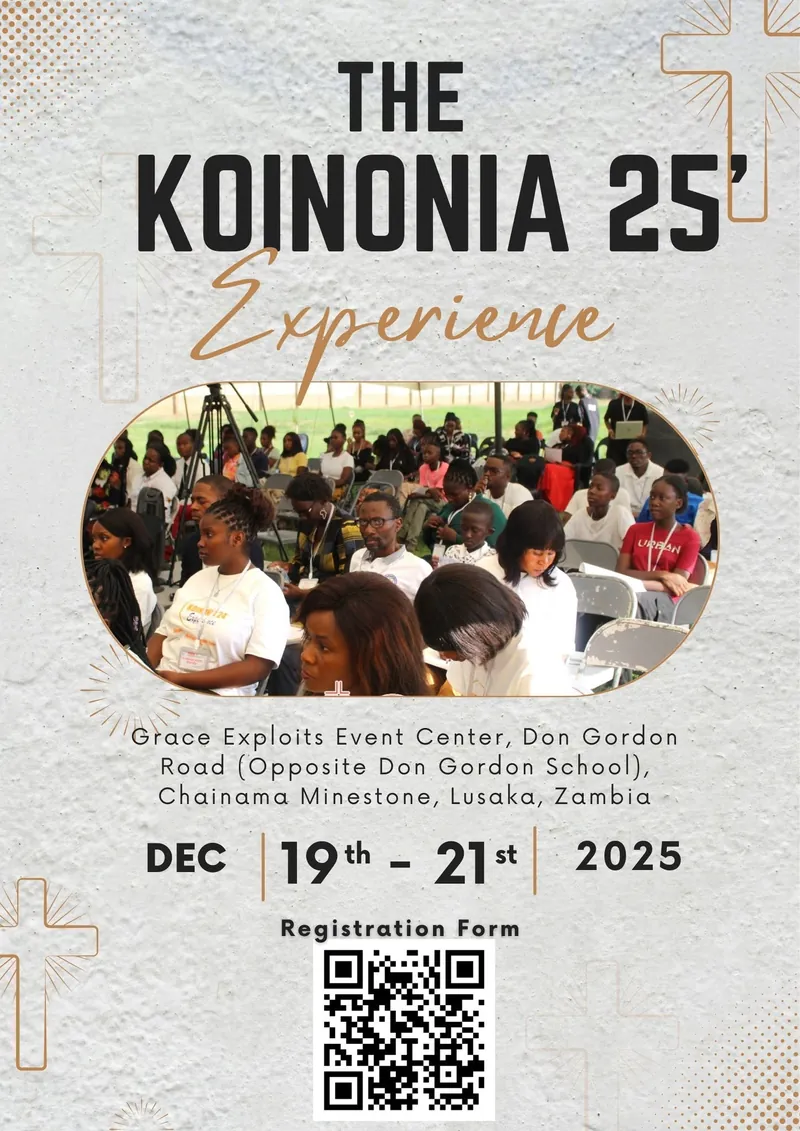 Koinonia 25 Experience poster